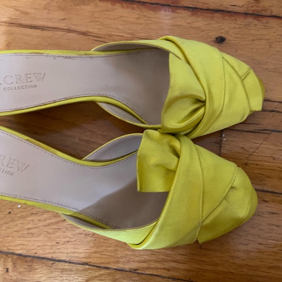 JCrew Chartreuse Shoes - Picture 2 of 5